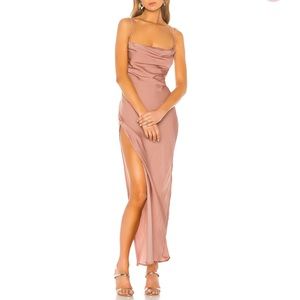 revolve pink gown